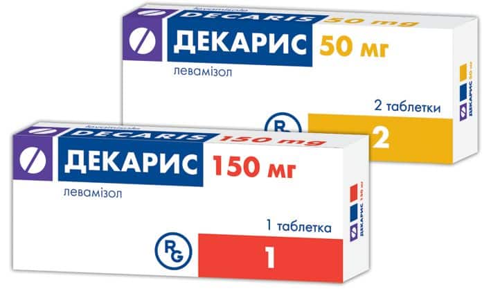 Как использовать Декарис при острицах?