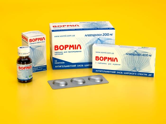 Глистогонное средство Вормил: инструкция по применению и формы выпуска