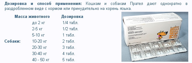 Протел от глистов: инструкция и показания к применению