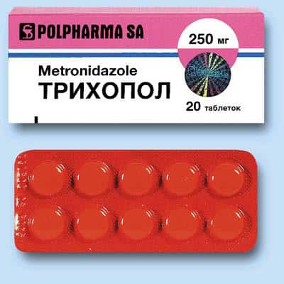 Как применять Трихопол от глистов?