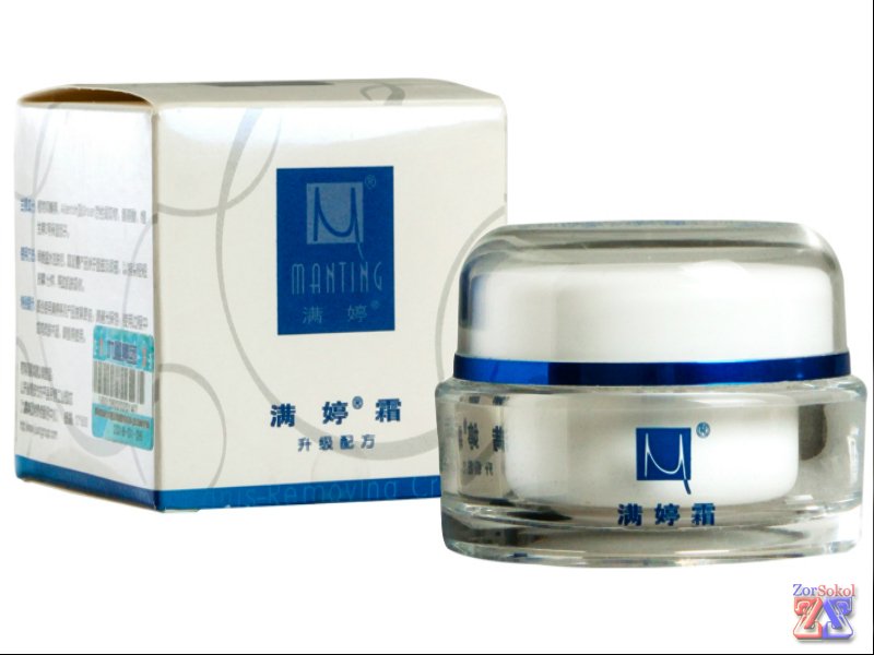 Упаковка и баночка китайского крема Упаковка и баночка китайского крема