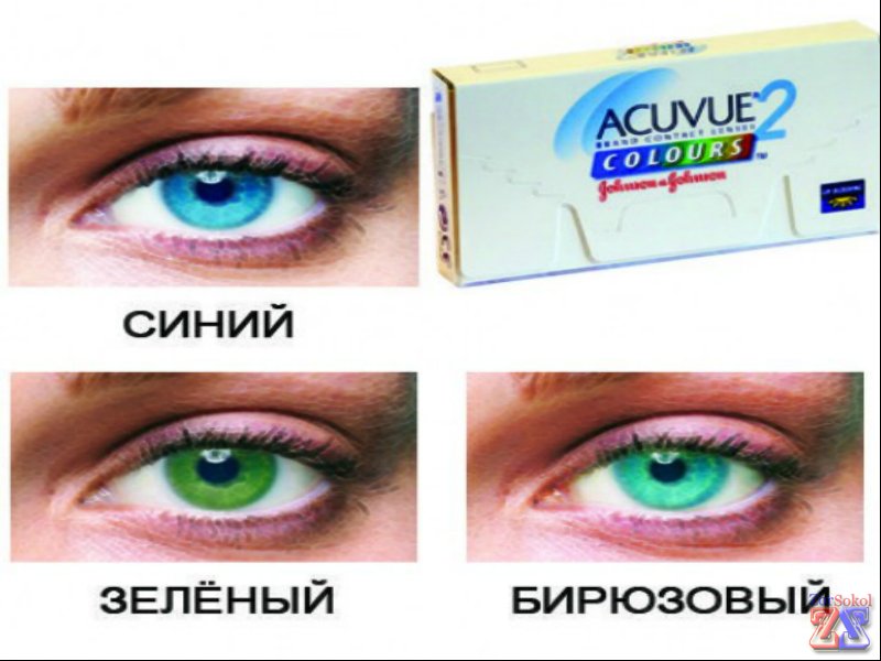 Синий, зеленый и бирюзовый оттенки линз Синий, зеленый и бирюзовый оттенки линз